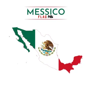 Mappa del Messico, Bandiera del Messico