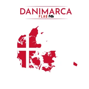 mappa della Danimarca