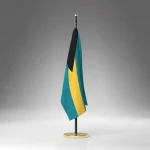 Bandiera Bahamas 17×24 cm da tavolo