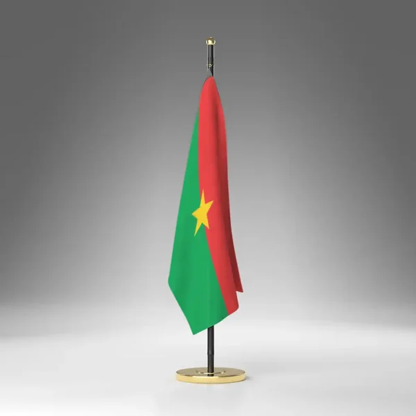 bandiera da tavolo burkina faso ns