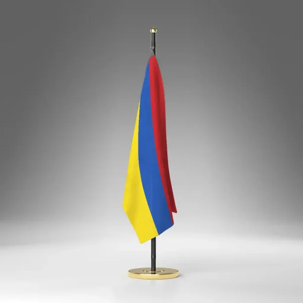bandiera da tavolo colombia ns