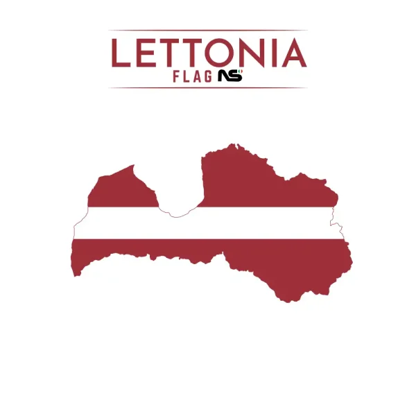 mappa lettonia ns bandiere latvia flag