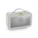 Travel case con finestra trasparente grigio